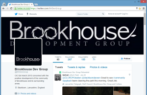 Follow Us On Twitter To Join Your Community Conversation BHDevGroup Twitter Page